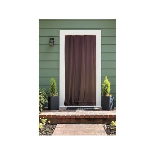Rideau De Porte Moustiquaire En Toile Camel 140 X 225 Cm - Morel