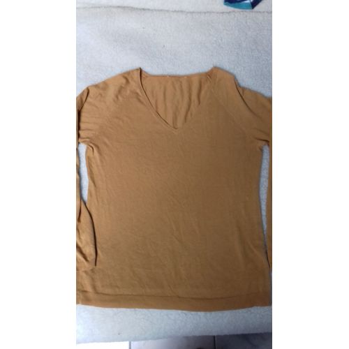Pull Léger Femme Moutarde Taille 42