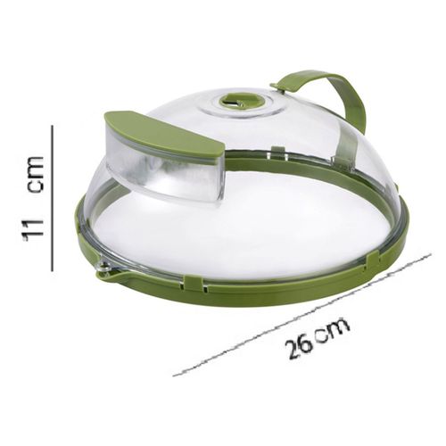 Couvercle Transparent Pour Micro-Ondes Pour Aliments, Couvercle Anti-Éclaboussures Pour Micro-Ondes Avec Poignée Et Boîte De Stockage D', Couvercle Chauffant Pour Micro-Ondes