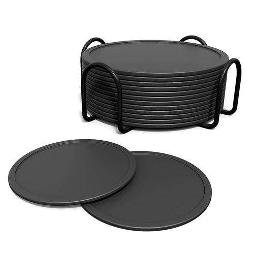 Dessous de Verre Verres Dessous de Verre en Silicone Dessous de Verre Ensemble de Dessous de Verre Tasse Dessous de Verre Dessous de Verre en Silicone 12 PièCes
