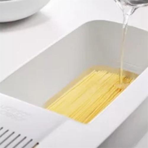 2 PièCes Cuiseur à Pâtes Micro-Ondes Cuiseur à Spaghetti Micro-Ondes BoîTes à Pâtes BoîTe de Rangement Cuiseur Vapeur pour la Cuisson des LéGumes/Nouilles