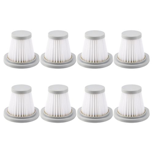 Filtres 8 PièCes SéRies pour Deerma DX118C DX128C Aspirateur Accessoires éLéMents Balayage Robot PièCe de Rechange Nettoyage