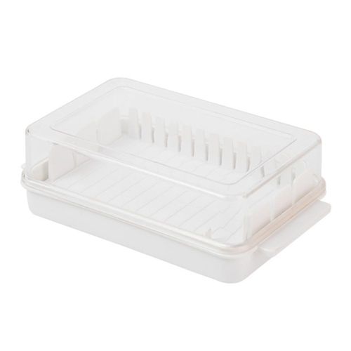 Beurre Coupe BoîTe de Rangement Beurre Plat Cutter avec Couvercle Transparent Fromage Trancheuse Plateau Conteneur MéNage Cuisine Outil 1