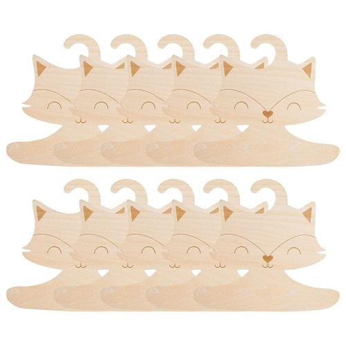 Cintres pour VêTements de - Cintres CréAtifs pour en Bois pour Chambre D'Enfant Cintres pour Enfants en Forme de Dessin Animé Adorable, Cintre pour