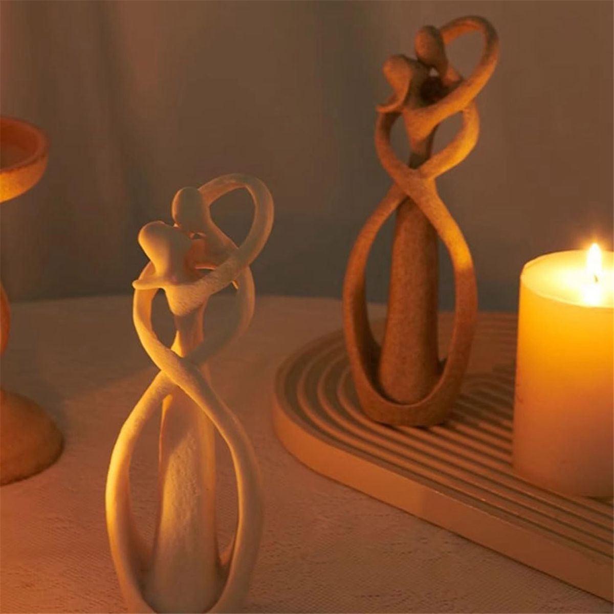 Sculptures de Couple pour la DCoration IntRieure, Figurine... - 3