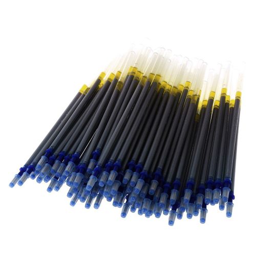 Marqueur En Tissu Argenté 100 Pièces Stylo D'encre En Textile? Recharge? Patchwork? Stylos De Marquage