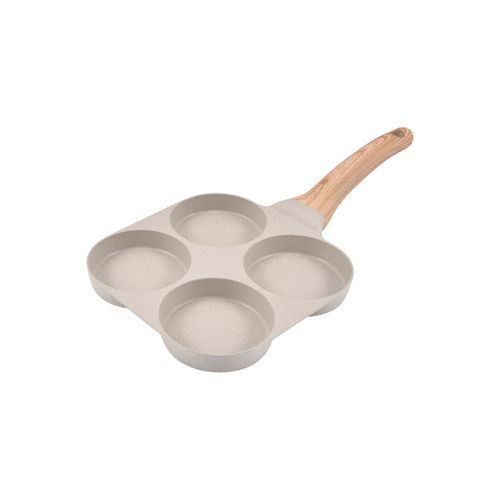 PoêLe à Omelette à ¿Ufs, PoêLe à ¿Ufs AntiadhéSive 4 Tasses, PoêLe à ¿Ufs pour -DéJeuner, CrêPes, Plett, PoêLe à CrêPes