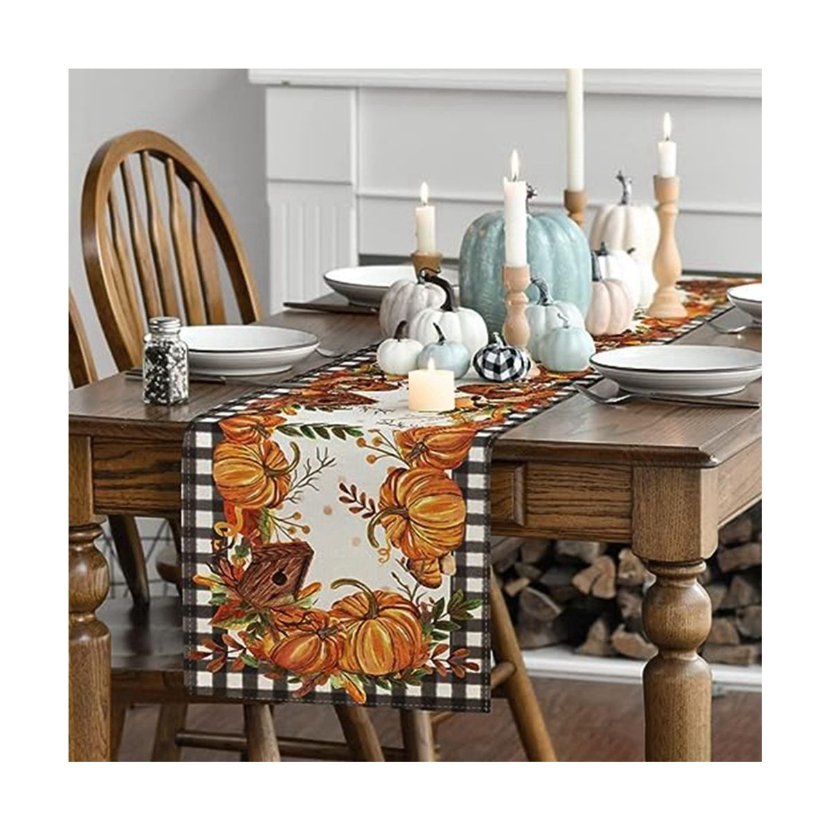 Nappe de Thanksgiving D'Automne, Table, DCoration de Table,... - 3