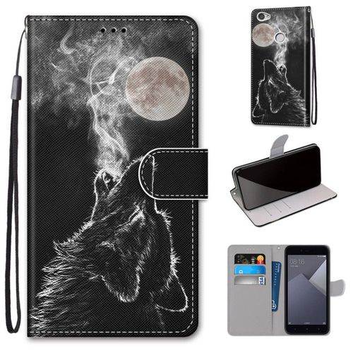 Xiaomi Redmi Note 5a Coque, Saturcase Beau Pu Cuir Magnétique Flip Portefeuille Support Porte-Carte Dragonne Protecteur Coque Housse Étui Pour Xiaomi Redmi Note 5a (Dk-7)