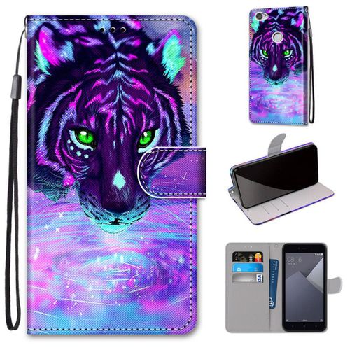 Xiaomi Redmi Note 5a Coque, Saturcase Beau Pu Cuir Magnétique Flip Portefeuille Support Porte-Carte Dragonne Protecteur Coque Housse Étui Pour Xiaomi Redmi Note 5a (Dk-9)