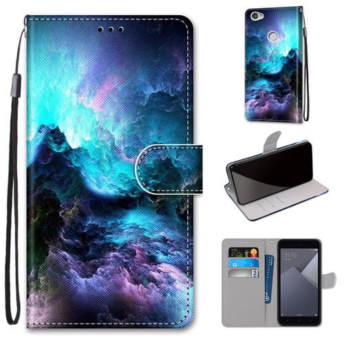 Xiaomi Redmi Note 5a Coque, Saturcase Beau Pu Cuir Magnétique Flip Portefeuille Support Porte-Carte Dragonne Protecteur Coque Housse Étui Pour Xiaomi Redmi Note 5a (Dk-10)