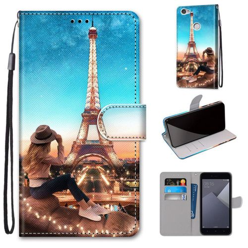 Xiaomi Redmi Note 5a Coque, Saturcase Beau Pu Cuir Magnétique Flip Portefeuille Support Porte-Carte Dragonne Protecteur Coque Housse Étui Pour Xiaomi Redmi Note 5a (Dk-25)