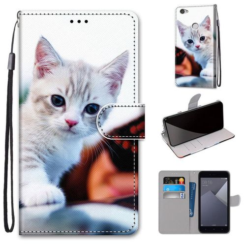 Xiaomi Redmi Note 5a Coque, Saturcase Beau Pu Cuir Magnétique Flip Portefeuille Support Porte-Carte Dragonne Protecteur Coque Housse Étui Pour Xiaomi Redmi Note 5a (Dk-27)