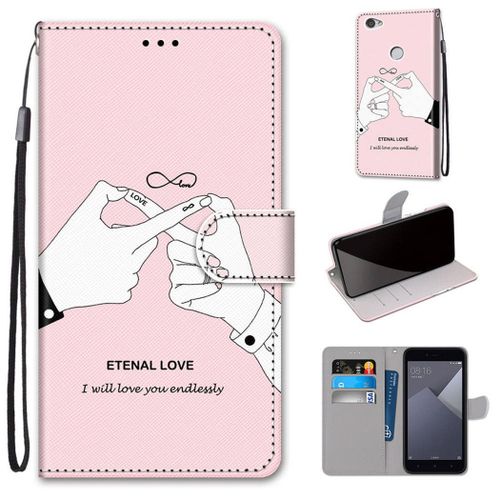 Xiaomi Redmi Note 5a Coque, Saturcase Beau Pu Cuir Magnétique Flip Portefeuille Support Porte-Carte Dragonne Protecteur Coque Housse Étui Pour Xiaomi Redmi Note 5a (Dk-39)