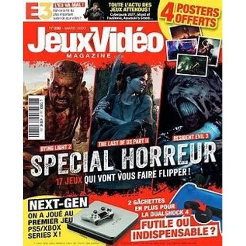 Jeux Vidéo Magazine 230 Du 03/2020 = Spécial Horreur 17 Jeux Qui Font Vous Faire Flipper + 4 Poster