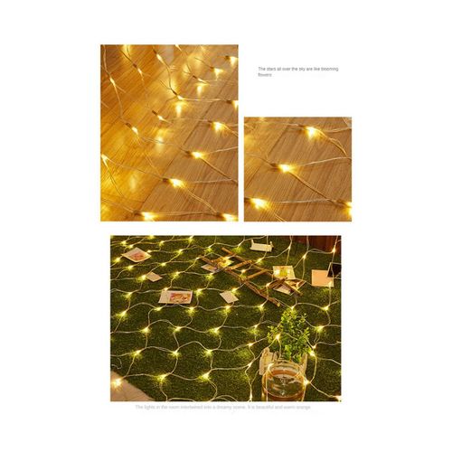Star Filet de PêChe LED String 3X2M 192LED Outdoor String Fairy Night Lights Holiday Bedroom Home Party Christmas EU Plug