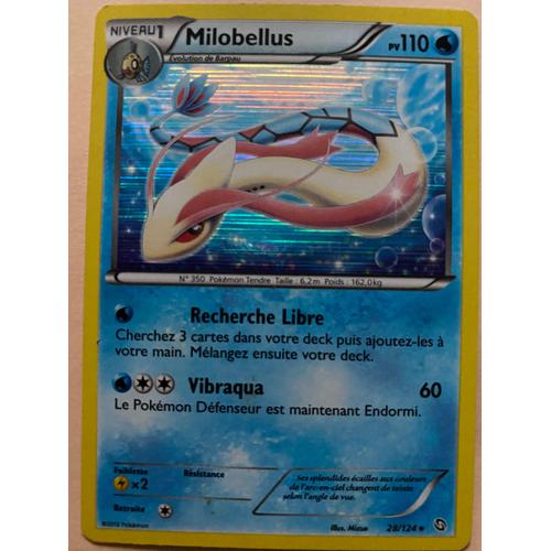 Carte Pokemon Rare Milobellus 110pv Holo 28/124