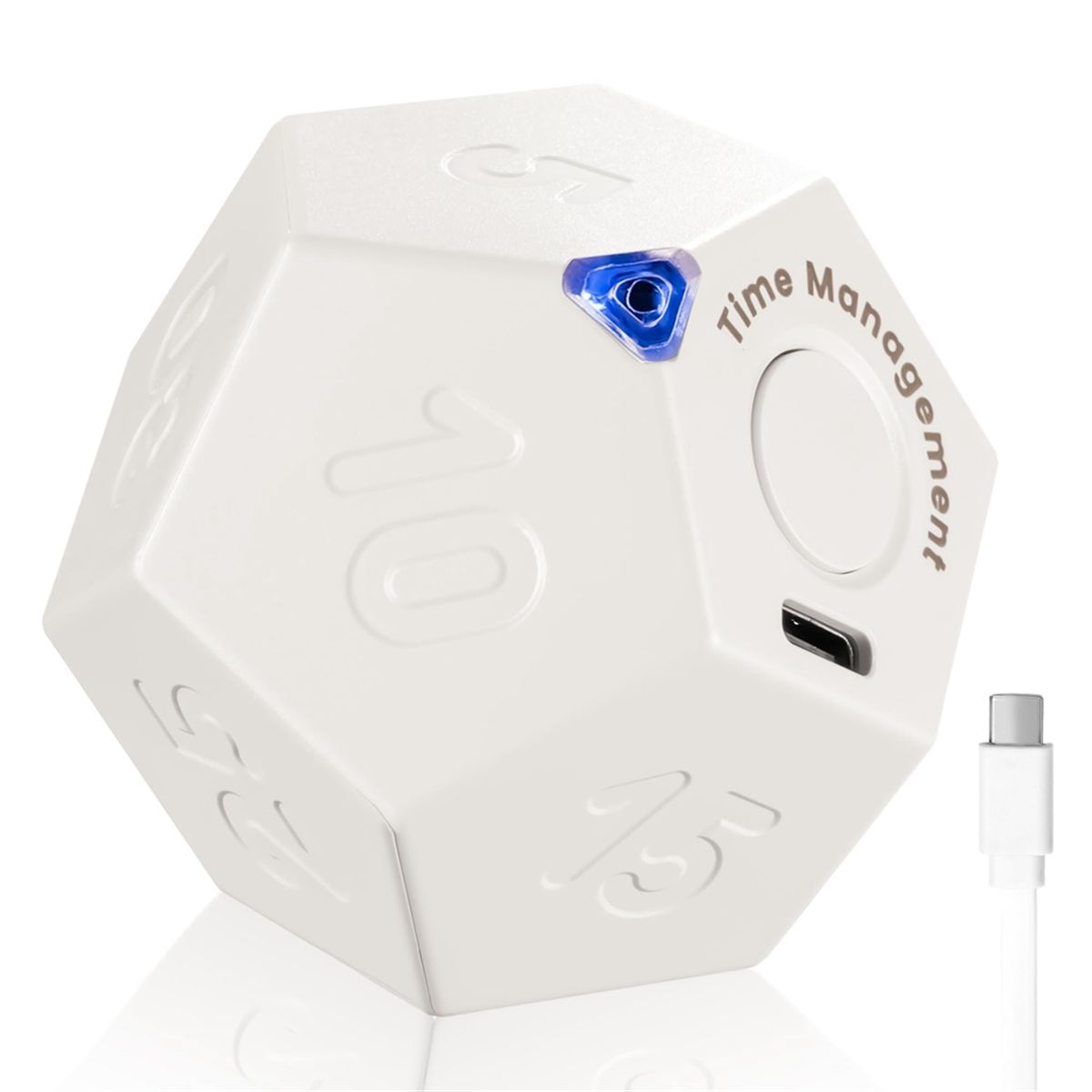 Minuterie Rotation DodCagone - Rechargeable Son Vibreur Lum...