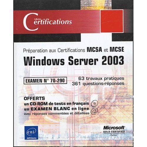 Windows Server 2003 - Examen 70-290 (1 Cd-Rom)