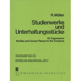 Robert Müller- Studienwerke Und Unterhaltungsstücke - Trombone