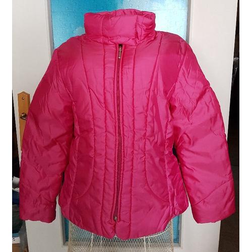 Blouson Doudoune Rose Fuchsia T 40