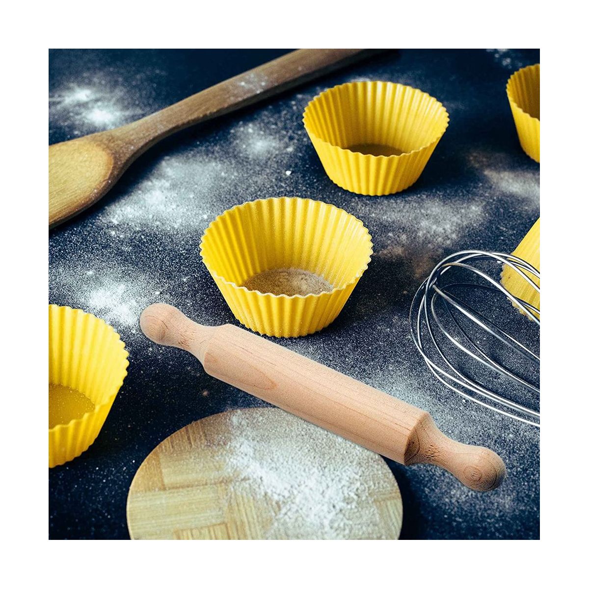 20 PiCes Mini Rouleau  Ptisserie en Bois 7 Pouces de Long... - 4