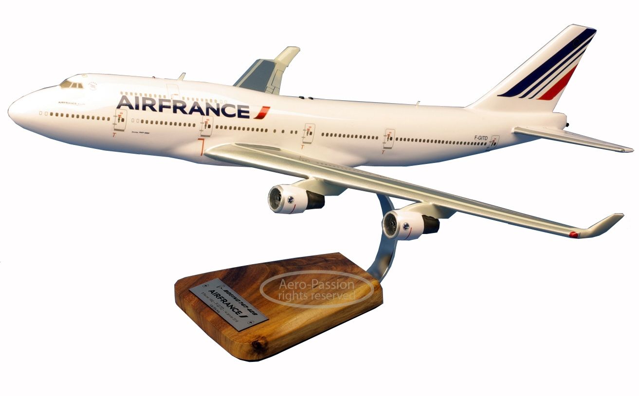 Maquette avion : Boeing 747 Air France - Heller - Rue des Maquettes