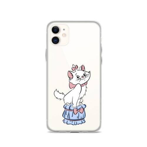 Coque iPhone XR Disney chaton chat cute aristochat marie dessin transparente