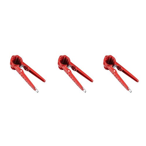 Outil de Noix PéCan, 3 PièCes Casse-Noix en Alliage D'Aluminium Du BréSil Noisettes Graines Melon