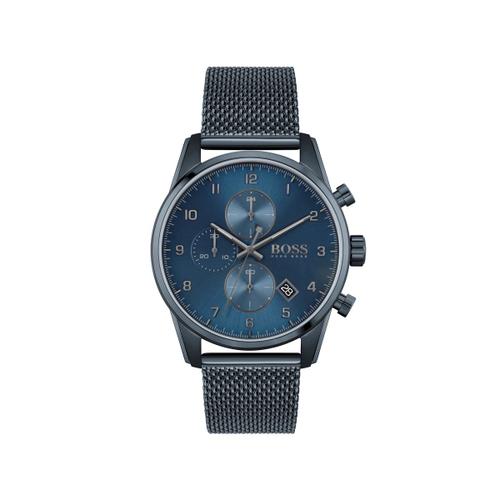 Montre Homme Hugo Boss Black Sport Lux En Acier Bleu