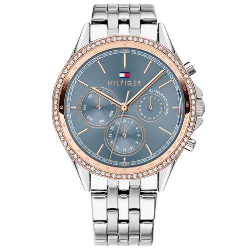 Montre Femme Tommy Hilfiger En Acier Gris