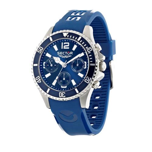 Montre Homme Sector En Caoutchouc Bleu