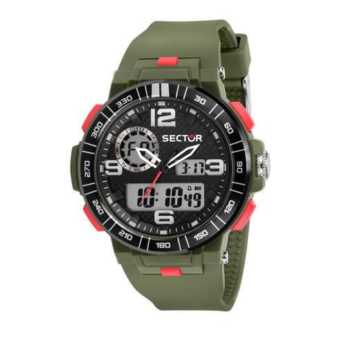 Montre Homme Sector Expander En Polyuréthane Vert