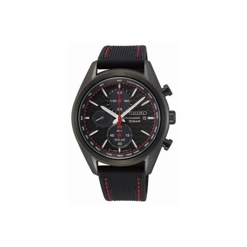 Montre Homme Seiko Sport En Silicone Noir