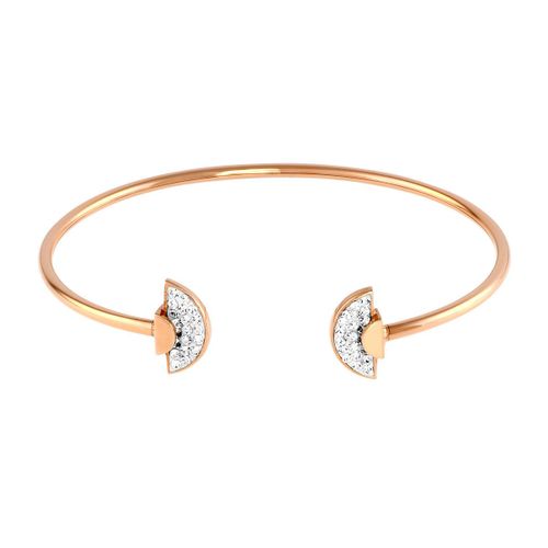 Bracelet En Acier Et Crystal
