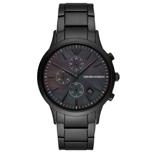 Montre Homme Emporio Armani En Acier Inoxydable Noir