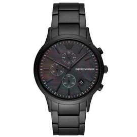 Montre Homme Emporio Armani En Acier Inoxydable Noir