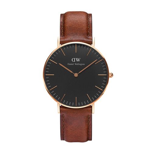 Montre Homme Daniel Wellington Classic En Cuir Marron