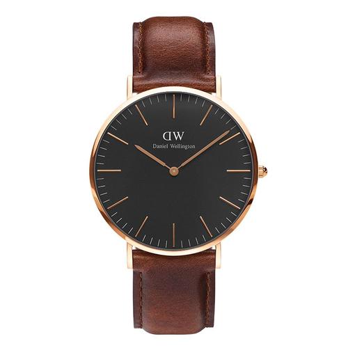 Montre Homme Daniel Wellington Classic En Cuir Marron