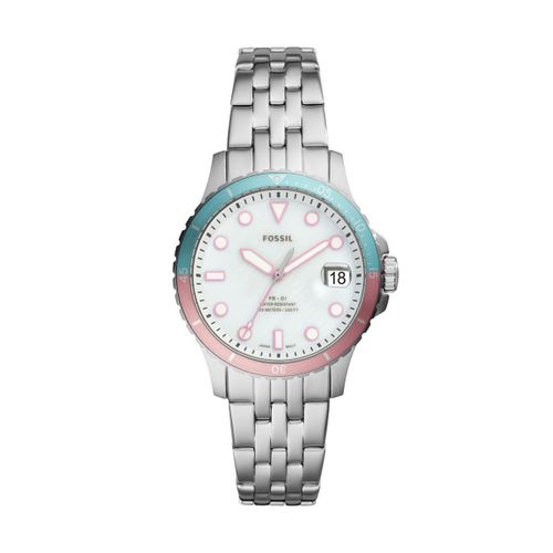 Montre Femme Fossil En Acier Gris