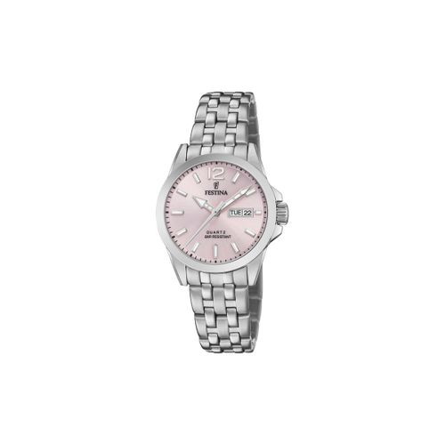 Montre Femme Festina Classique En Acier Gris