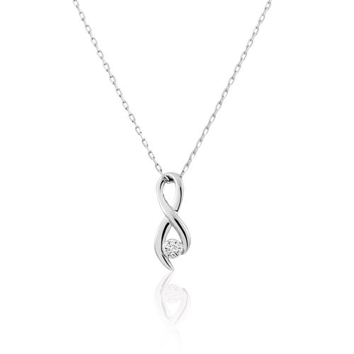 Collier En Or 375/1000 Et Diamond