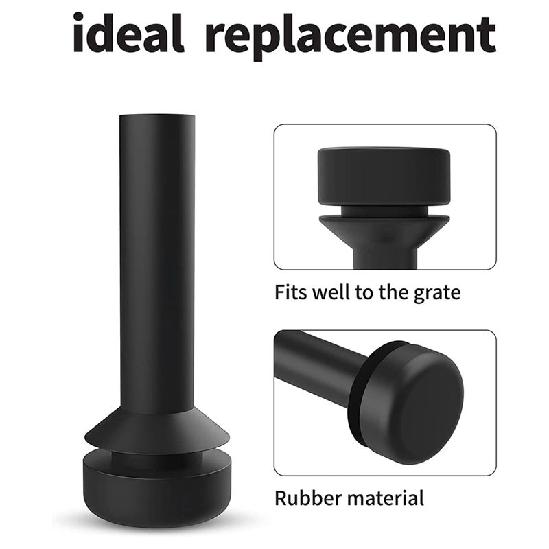 Pieds Caoutchouc Rechange Pour Cuisinière Gaz - 0,5cm, Résistants Chaleur, Noir (lot De 20)