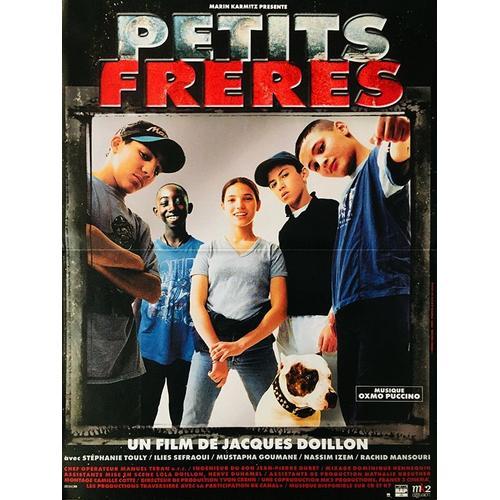 Petits Frères - Véritable Affiche De Cinéma Pliée - Format 40x60 Cm - De Jacques Doillon Avec Stéphanie Touly, Iliès Sefraoui, Mustapha Goumane, Nassim Izem, Rachid Mansouri - 1998