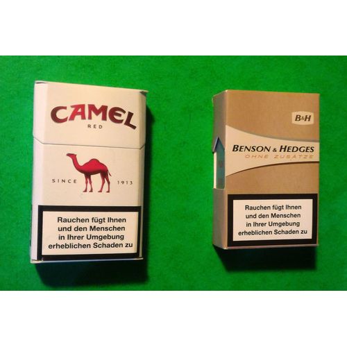 Boîtes Allumettes - Camel Red +Benson & Hedges - Occasion