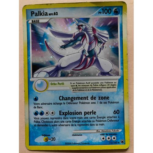 Carte Pokemon Rare Palkia 100pv Holo 11/100