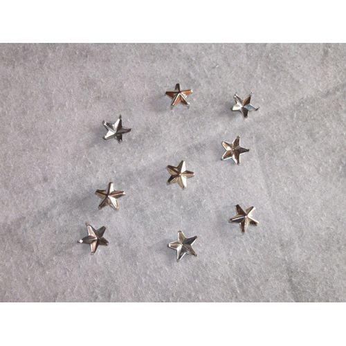 Etoiles Argent À Griffes Pour Customisation (X 50)
