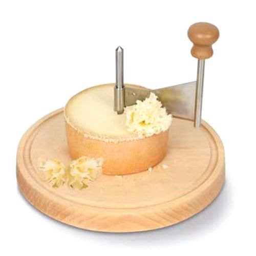 Fouchoir à Fromage et Rasoir à Fromage en Acier Inoxydable - Parfait pour le Fromage de Moine et le Chocolat, Multifonctionnel et Antirouille