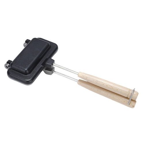 Sandwich Pan Pie Maker Amovible Cuisine Outils Portable Chauffage Fonte Rectangle pour Muffins CrêPes DéJeuner