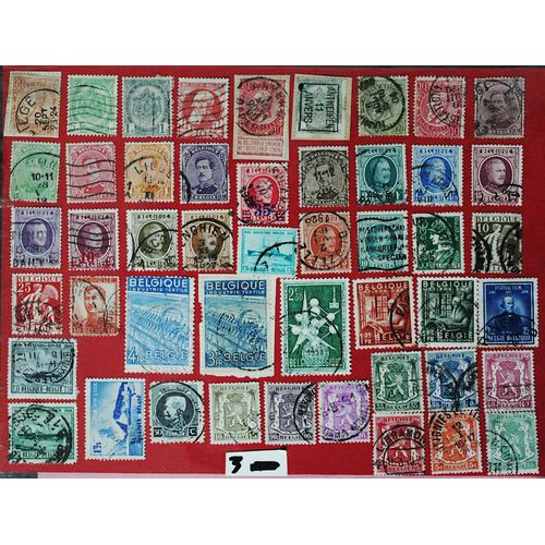 Lot De Timbres Anciens Belgique - Thèmes Variés